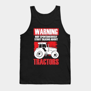 Funny Farming Tractor Farm Owner Farmer Gift Tank Top